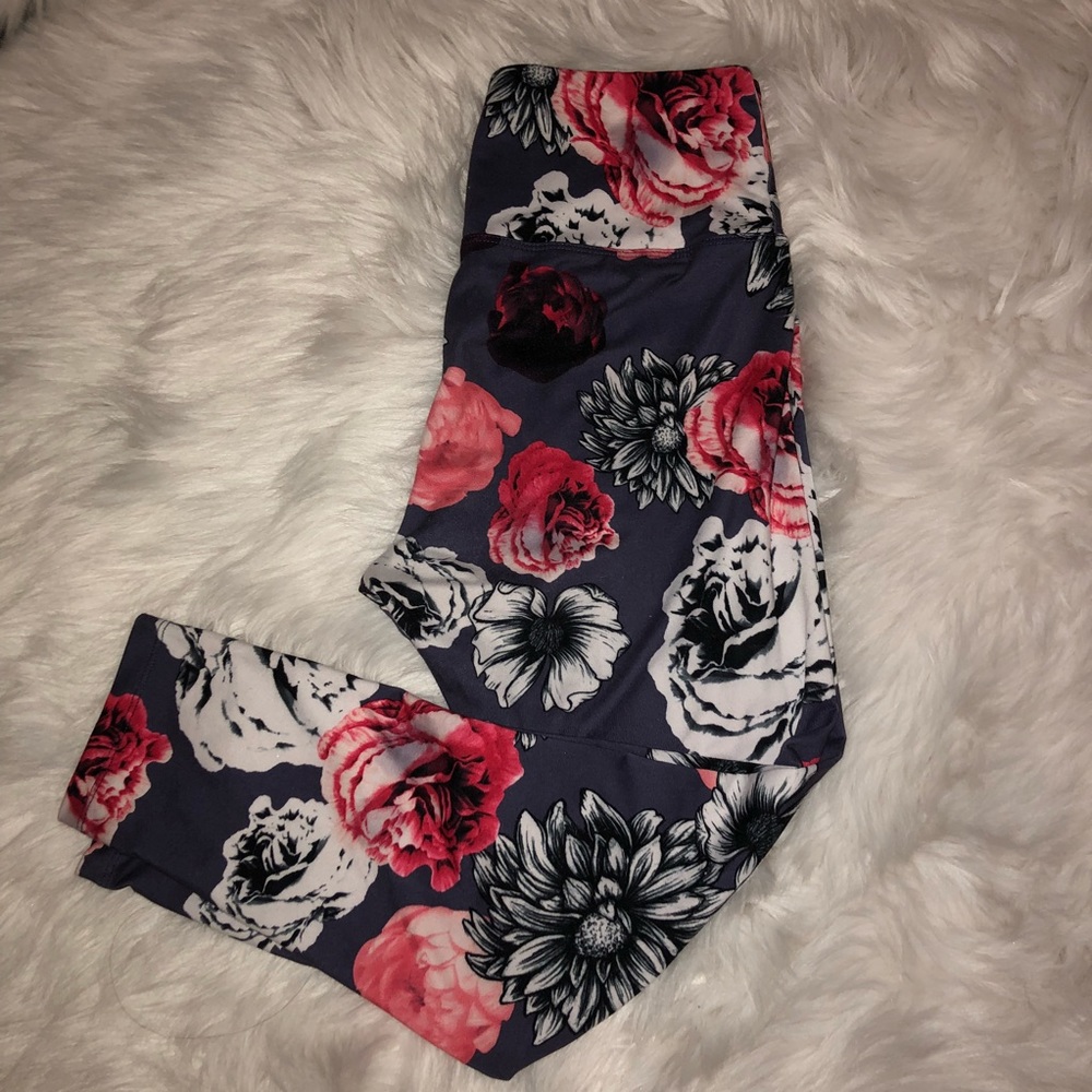 Floral Athletic 7/8 Leggings- Balance collection🌸